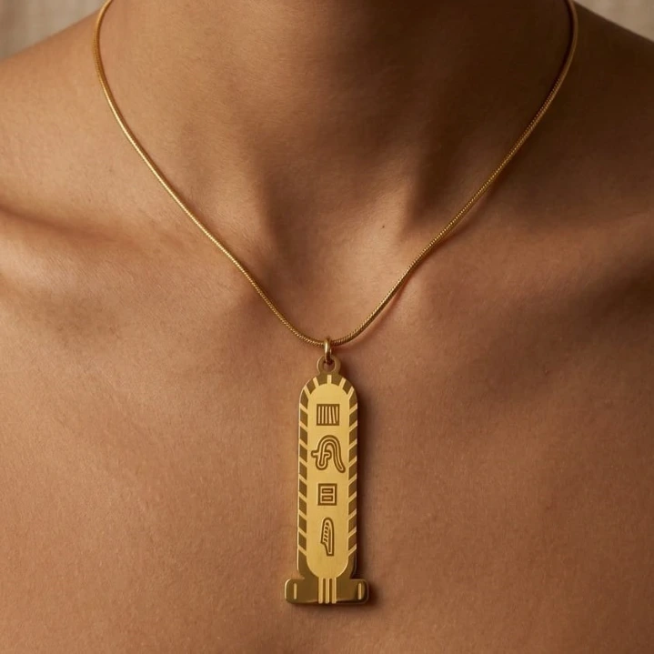 Pharaonic Obelisk Necklace