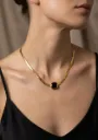Small Black Luxe Necklace