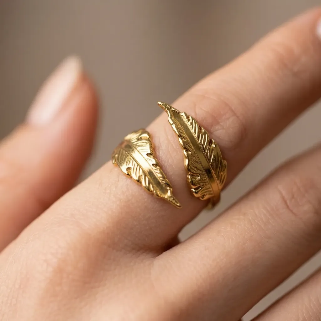 The Forged Feather Ring