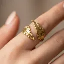 The Forged Feather Ring